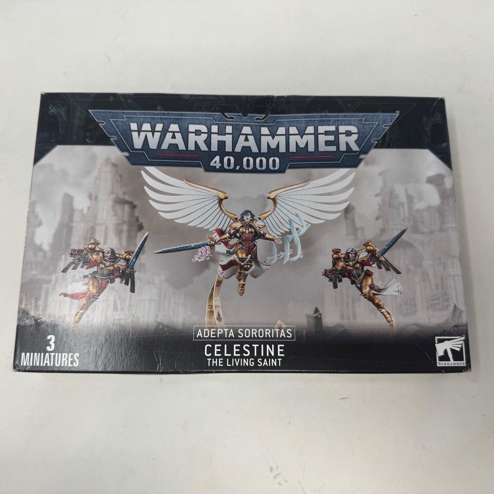 Warhammer 40k Adepta Sororitas Celestine The Living Saint 3 Miniatures Set 52-58